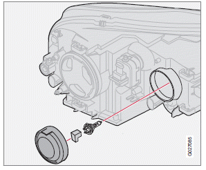 1. Remove the rubber cover by pulling it off.