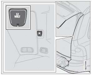 12-volt socket in the cargo compartment