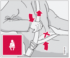 Adjusting the seat belt