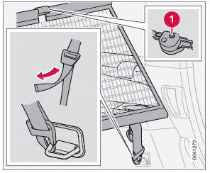 Folding and storing the cargo net