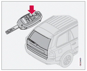 Unlocking the tailgate