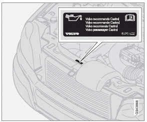 Volvo recommends Castrol oil produ