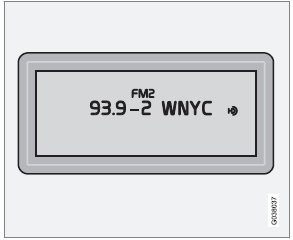 Example of an HD Radio station with sub-channels