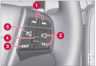Standard steering wheel keypad