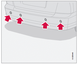 Park assist sensors